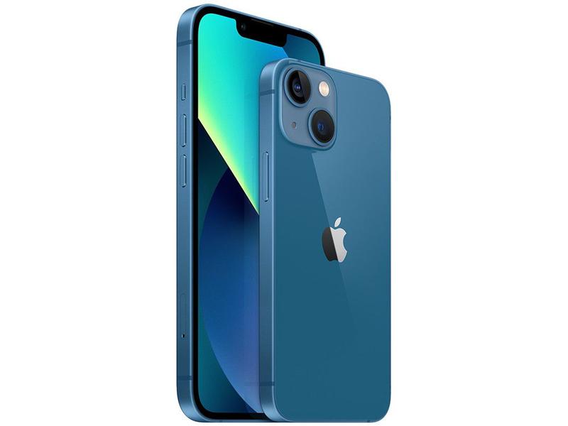 Apple iPhone 13 256GB Azul Tela 6,1” 12MP iOS - iPhone 13
